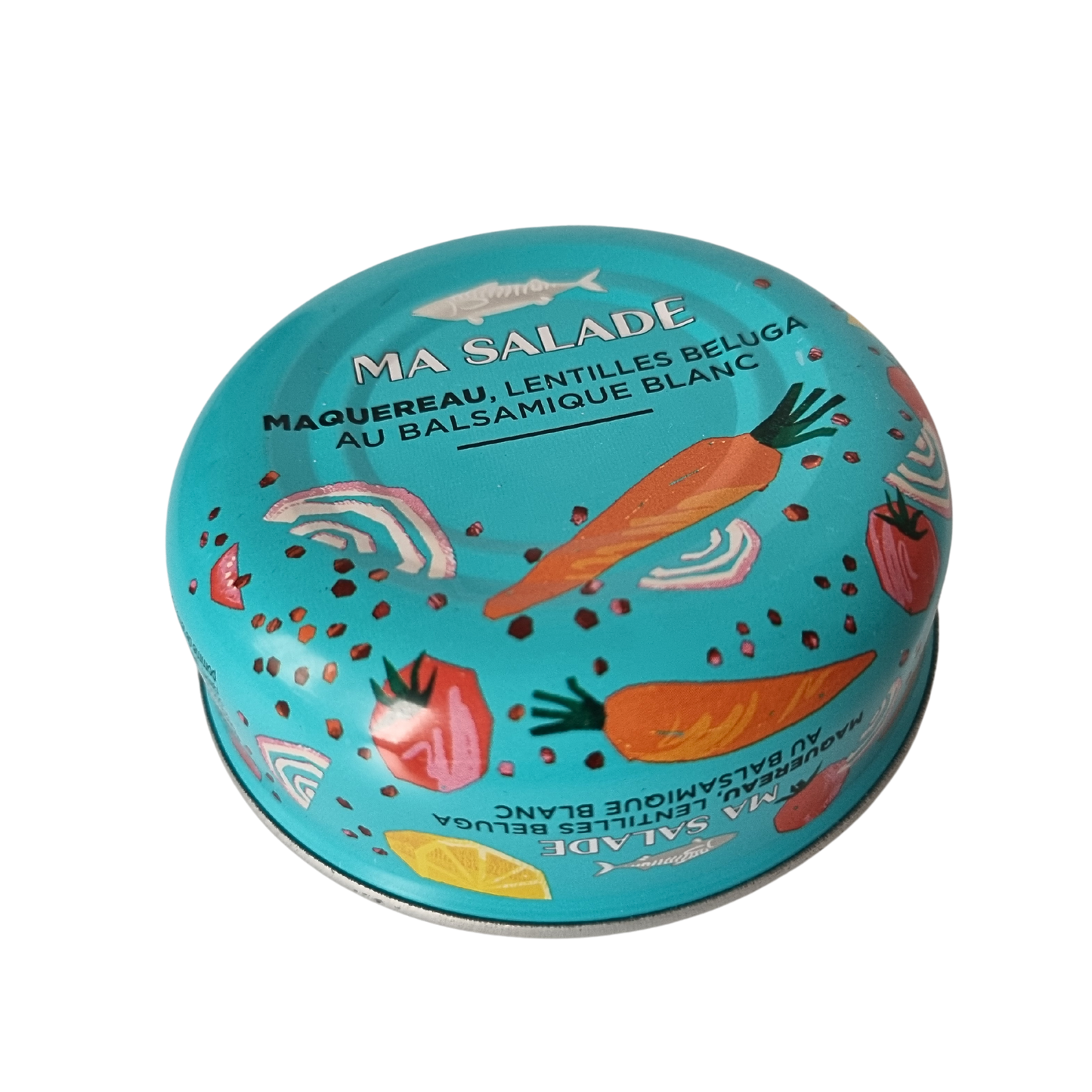 Makrelensalat | Beluga-Linsen und Balsamico | La Belle-Iloise | Quiberon | Frankreich