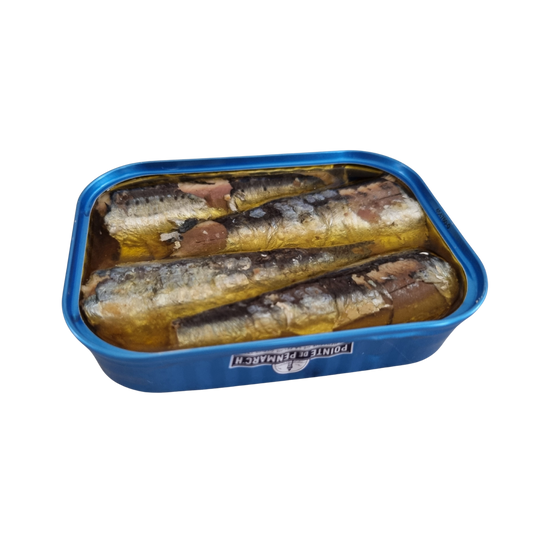 Jahrgangssardine 2023 Ramine - Leuchtturm rot/weiß| Bruno Blouch | Pointe de Penmarc'h | Douarnenez | Frankreich