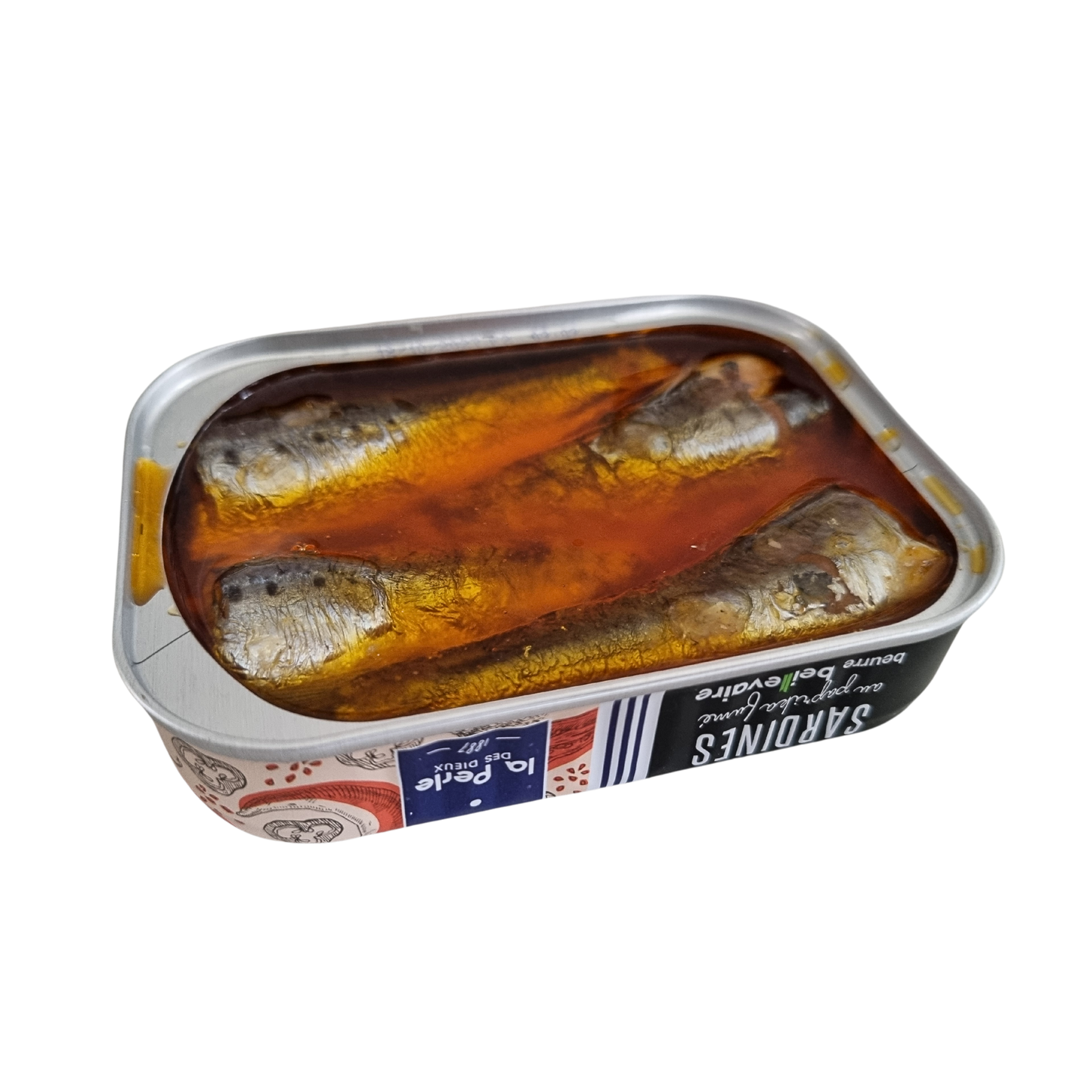 Sardinen in Fassbutter mit geräuchertem Paprika| La Perle des Dieux | Frankreich