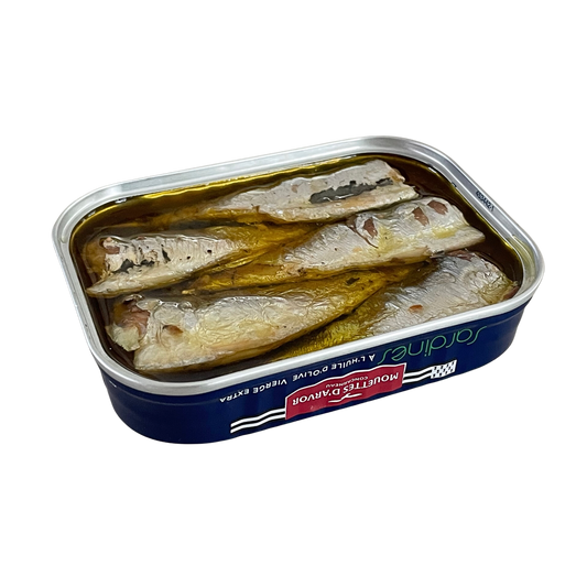 Jahrgangssardinen | "Ville bleue" 2023 | Les Mouettes d’Arvor | Concarneau | Frankreich