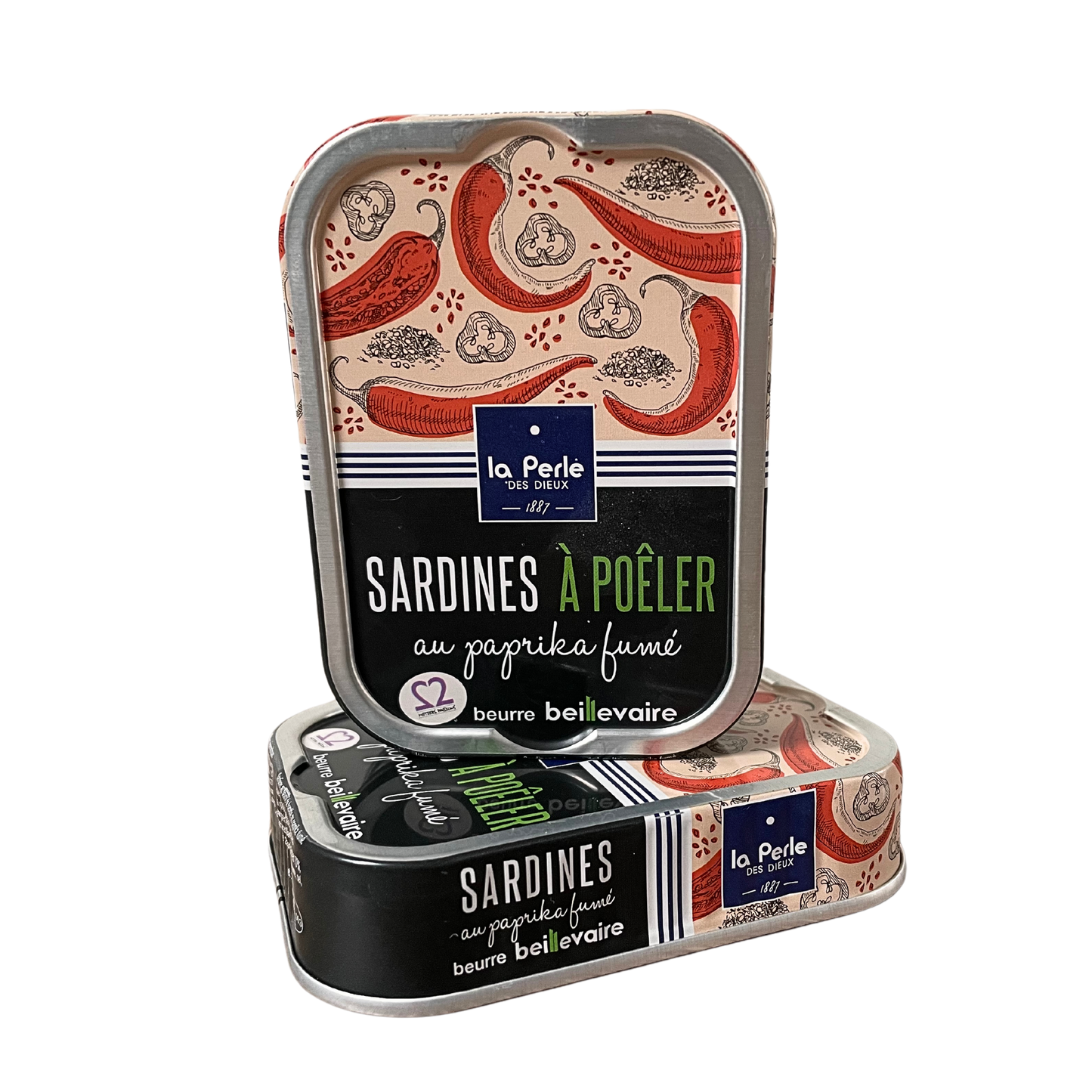 Sardinen in Fassbutter mit geräuchertem Paprika| La Perle des Dieux | Frankreich
