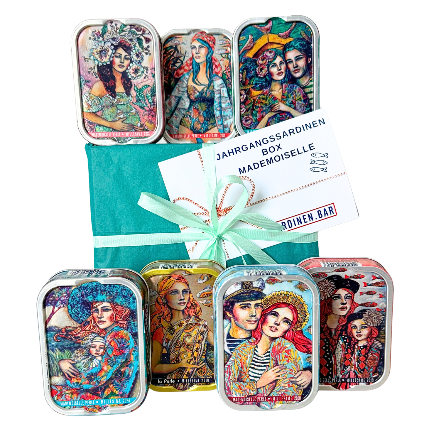 Mademoiselle Jahrgangssardinen Box 2018-2024 | La Perle des Dieux
