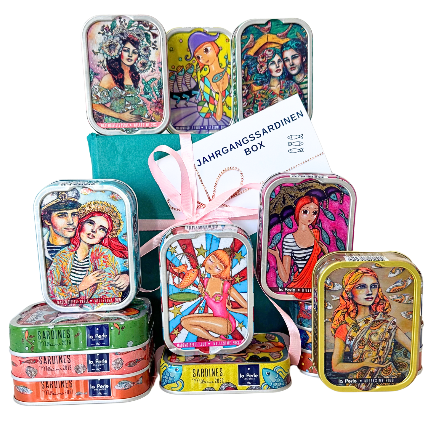 Die Jahrgangssardinen Box 2018-2024 | La Perle des Dieux