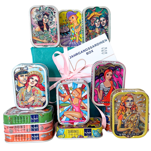 Die Jahrgangssardinen Box  2018-2024 | La Perle des Dieux