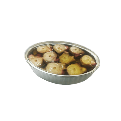 Oktopus-Medaillons | Olivenöl | Ramon Pena | Ribadumia-Pontevedra | Spanien