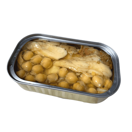 Bacalhau Com Grão | mit Kichererbsen und Zwiebeln | Aveiro | Portugal