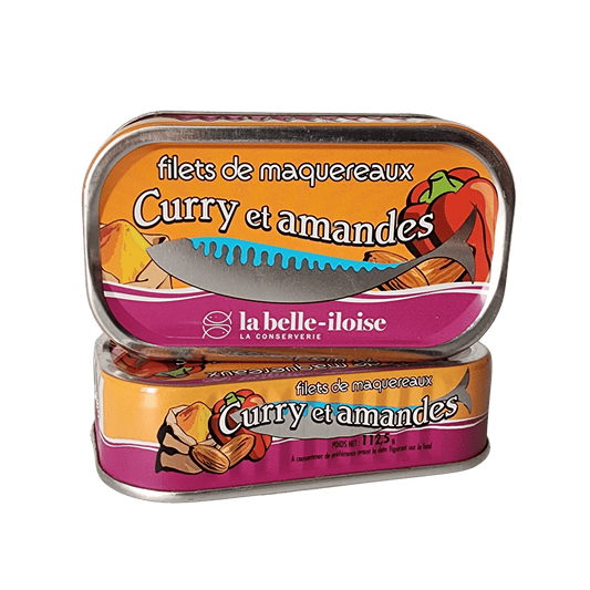 Makrelenfilets mit Curry und Mandeln | La Belle-Iloise | Quiberon | Frankreich