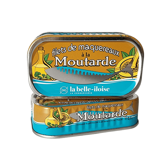 Makrelenfilets in Senfsauce | La Belle-Iloise | Quiberon | Frankreich