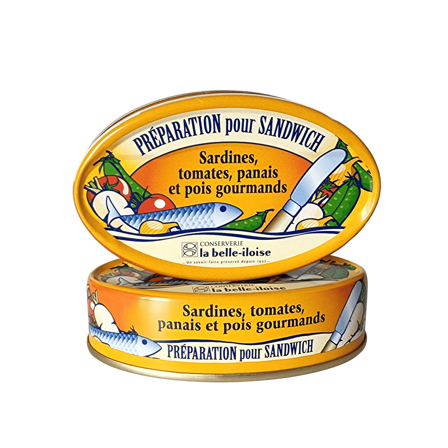 Sandwichcreme mit Sardine | La Belle-Iloise |Quiberon | Frankreich