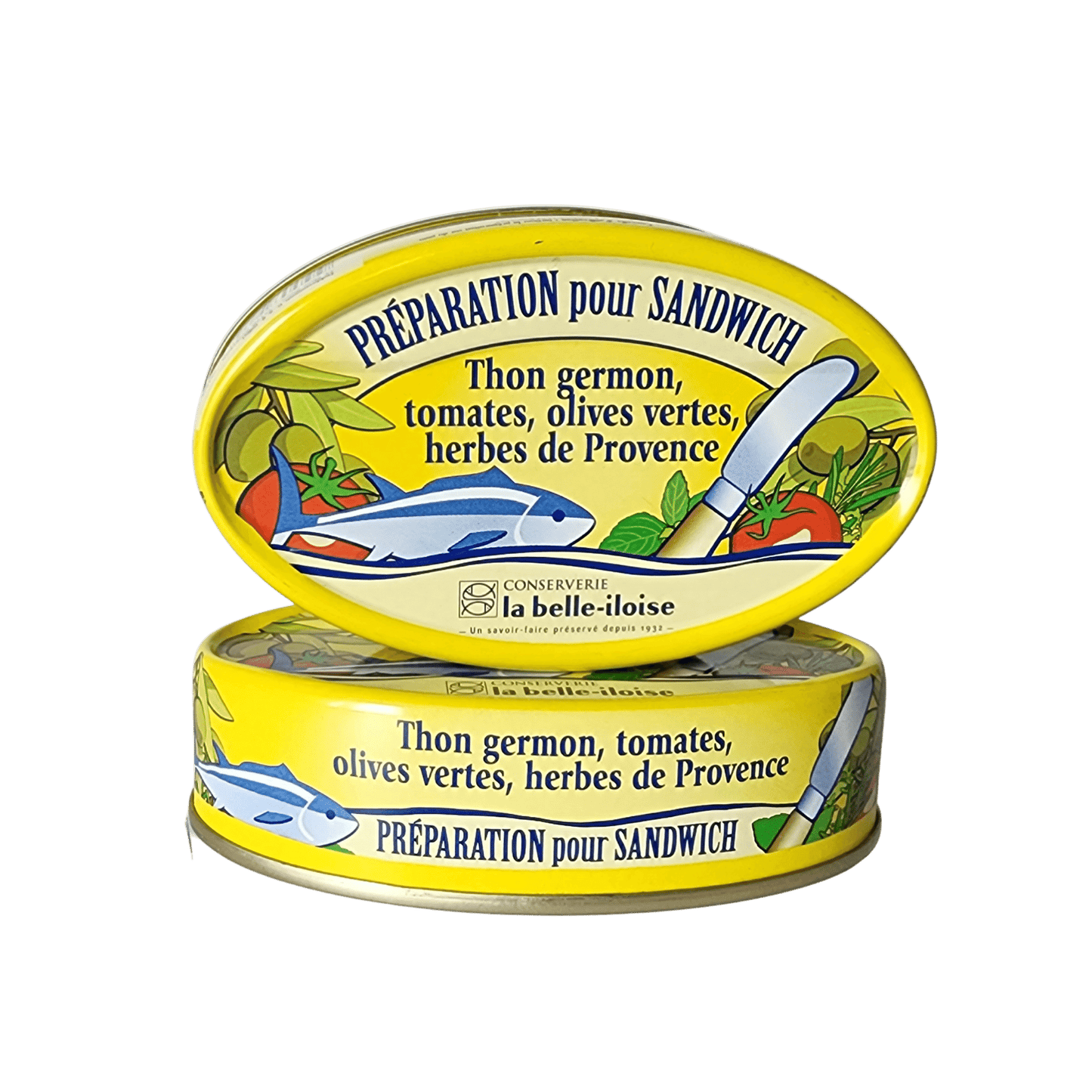 Sandwichcreme mit Thunfisch | Kräuter der Provence | La Belle-Iloise | Quiberon | Frankreich