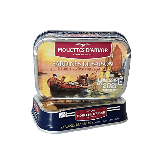 Jahrgangssardinen | Saison 2021 | Les Mouettes d’Arvor | Concarneau | Frankreich