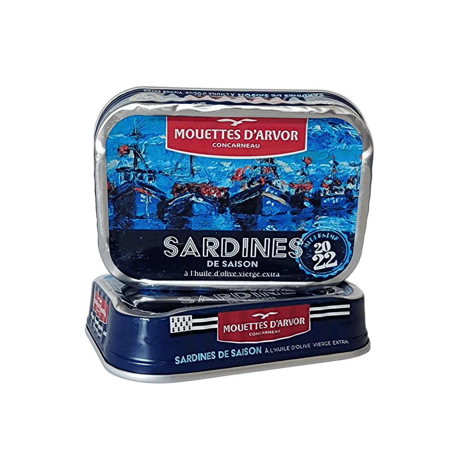 Jahrgangssardinen | Saison 2022 | Les Mouettes d’Arvor | Concarneau | Frankreich