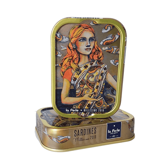 Jahrgangssardinen 2018 | Mademoiselle Perle | La Perle des Dieux | Frankreich
