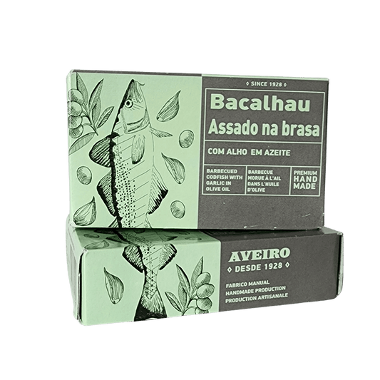 Bacalhau na Brasa  | mit Knoblauch  | Aveiro | Portugal