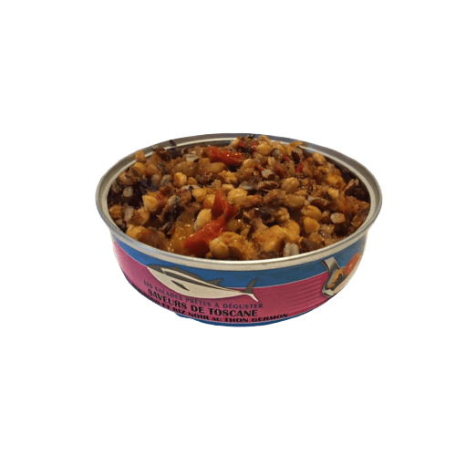 Thunfischsalat mit schwarzem Reis und Paprika | La Belle-Iloise | Quiberon | Frankreich