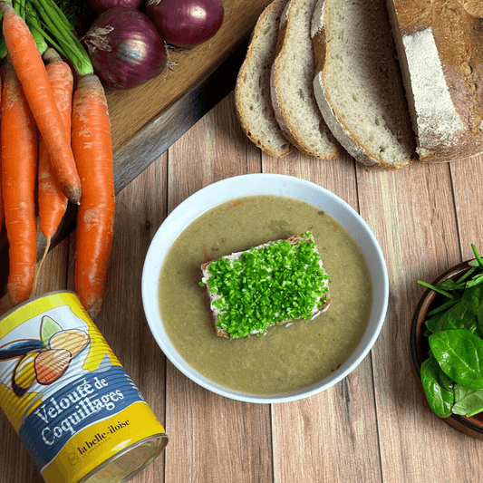 Velouté de coquillages | Muschelcremesuppe | La Belle-Iloise