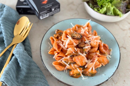 Muschel-Pasta alla Vodka — Cremig, feurig & voller Küstenflair ✨