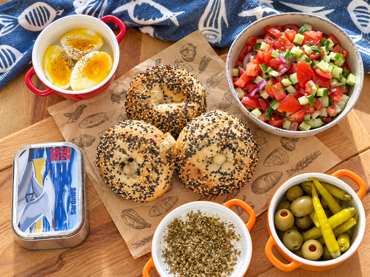 Gefüllte Bagels mit Sardinen & Käse – fluffig, goldbraun & unwiderstehlich