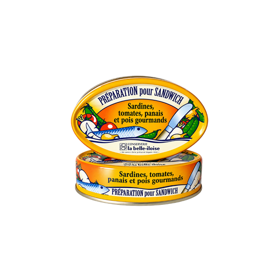 Sandwichcreme mit Sardine | La Belle-Iloise |Quiberon | Frankreich