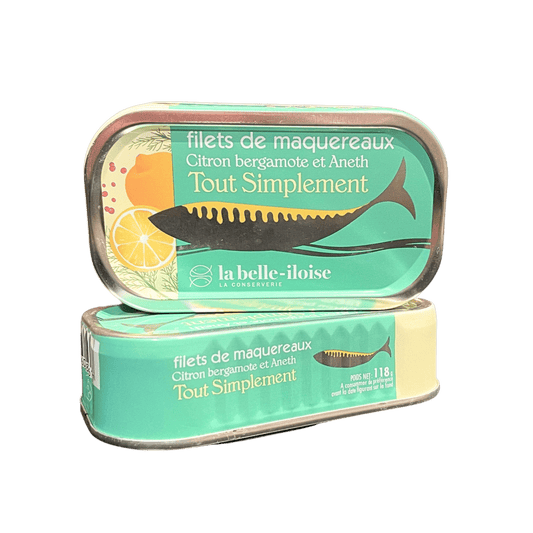 Makrelenfilets mit Bergamotte und Dill | La Belle-Iloise | Quiberon | Frankreich