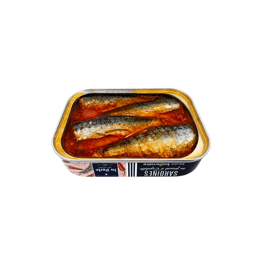Sardinen in Fassbutter mit Piment d’Espelette | La Perle des Dieux | Frankreich
