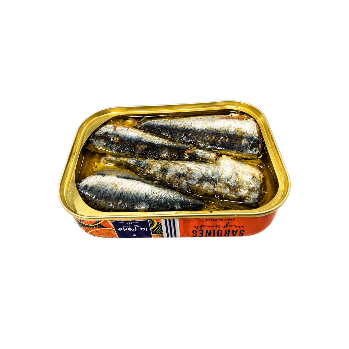 Sardinen in Rapsöl | frischer Orange | La Perle des Dieux | Frankreich