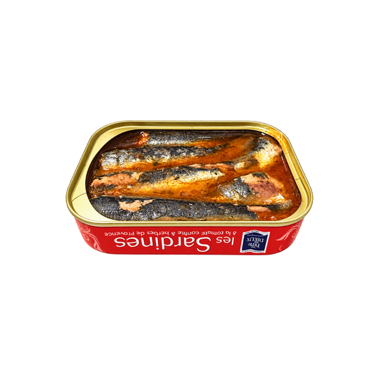 Sardinen | konfierten Tomaten & Kräutern der Provence | La Perle des Dieux | Frankreich 