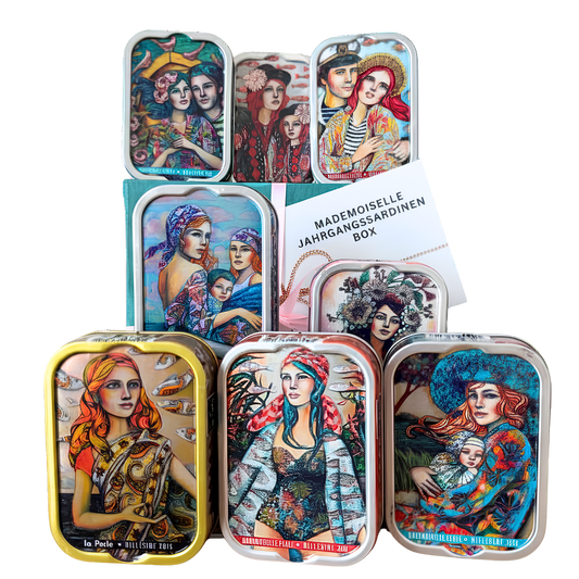 Mademoiselle Jahrgangssardinen Box 2018-2025 | La Perle des Dieux