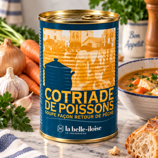 Cotriade | Fischsuppe mit verschiedenen Fischstücken | La Belle-Iloise