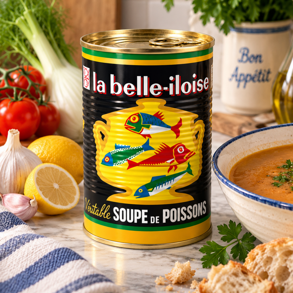 Soupe de poisons | Klassische bretonische Fischsuppe | La Belle-Iloise