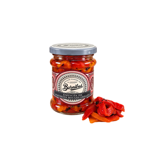 Gegrillte rote Paprika in Scheiben | Bornibus | Frankreich