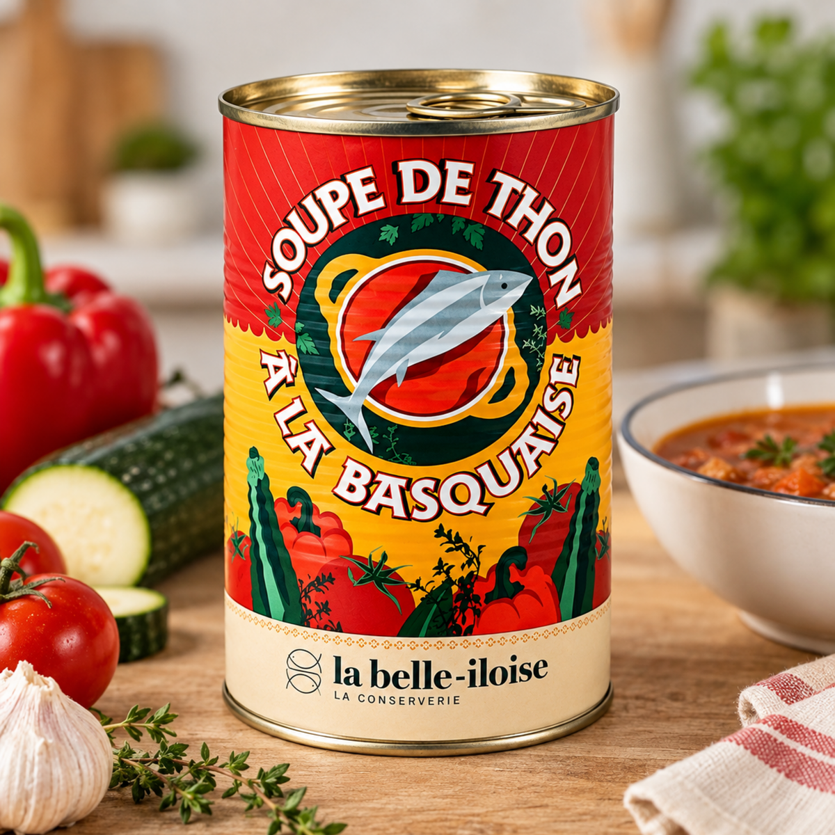 Soupe de Thon à la Basquaise | Baskische Thunfischsuppe | La Belle-Iloise