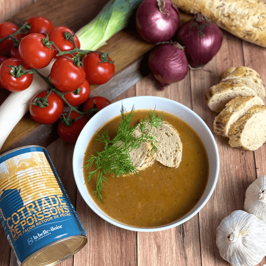 Cotriade | Fischsuppe mit verschiedenen Fischstücken | La Belle-Iloise