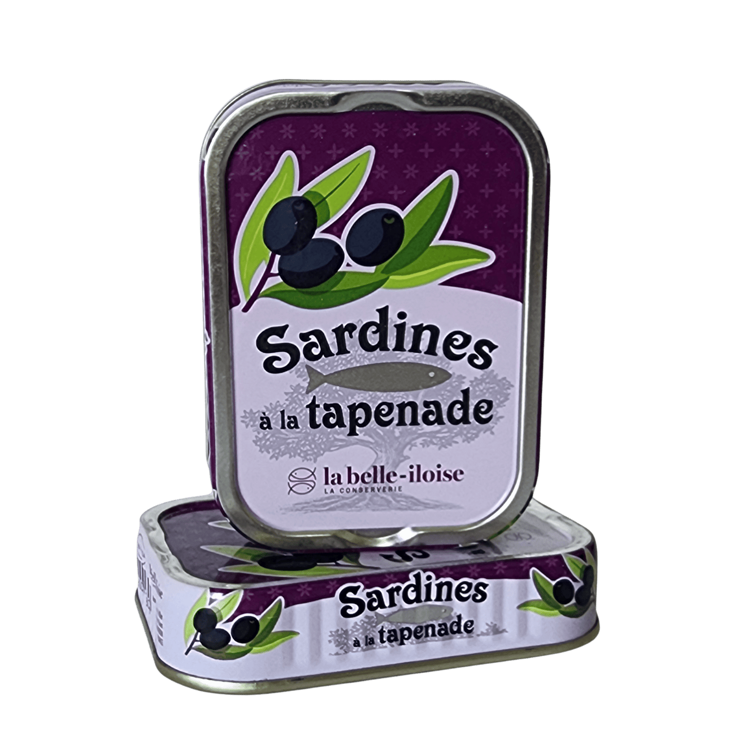 Sardinen | schwarzer Tapenade| La Belle-Iloise | Quiberon | Frankreich