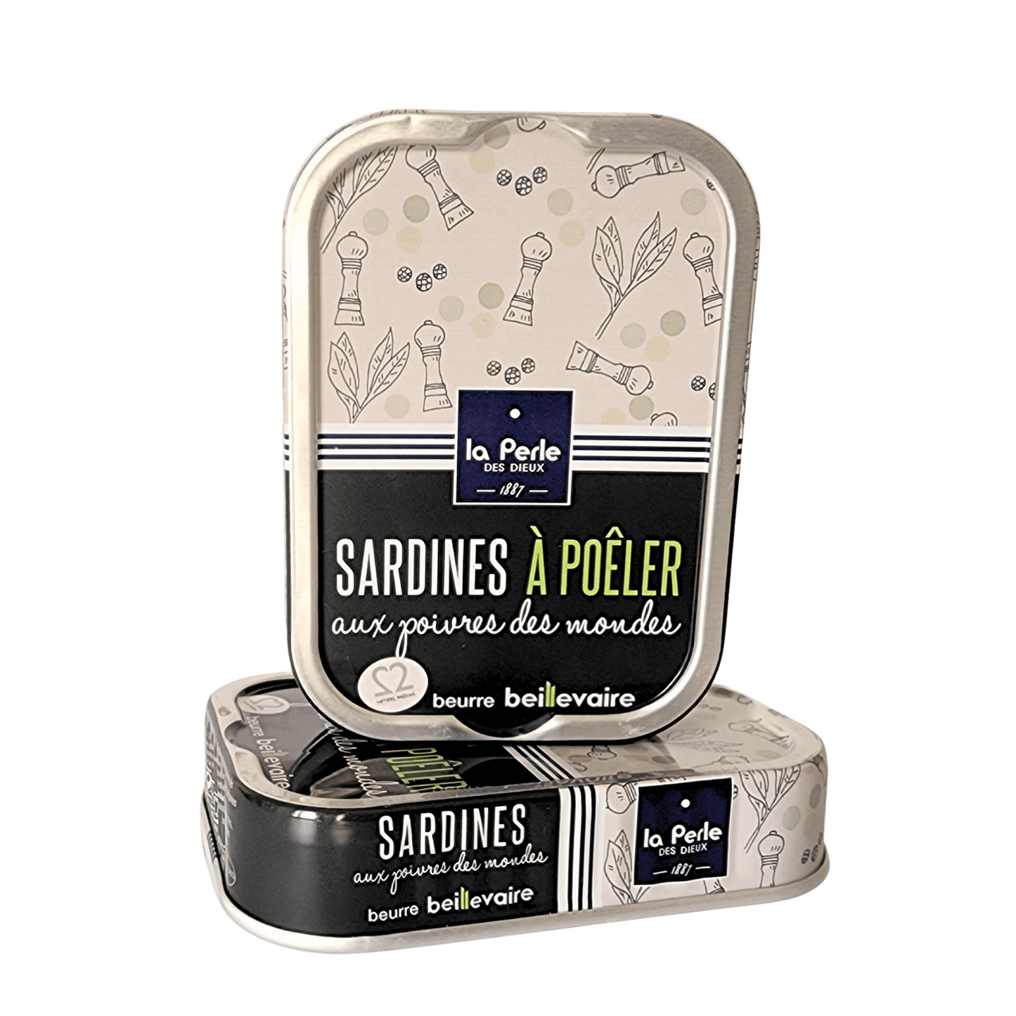 Sardinen in Fassbutter mit bunter Pfeffermischung | La Perle des Dieux | Frankreich