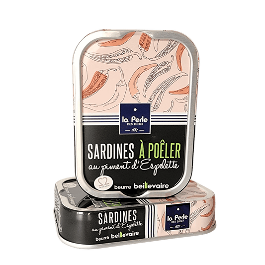 Sardinen in Fassbutter mit Piment d’Espelette | La Perle des Dieux | Frankreich