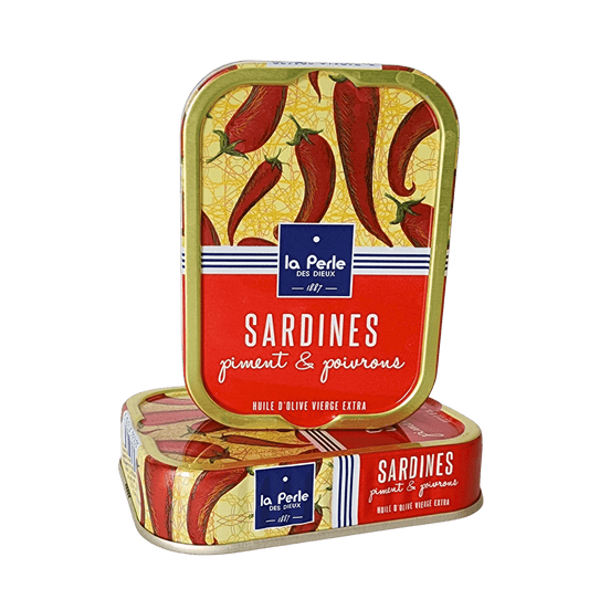 Sardinenfilets | paprika und chili | La Perle des Dieux | Frankreich
