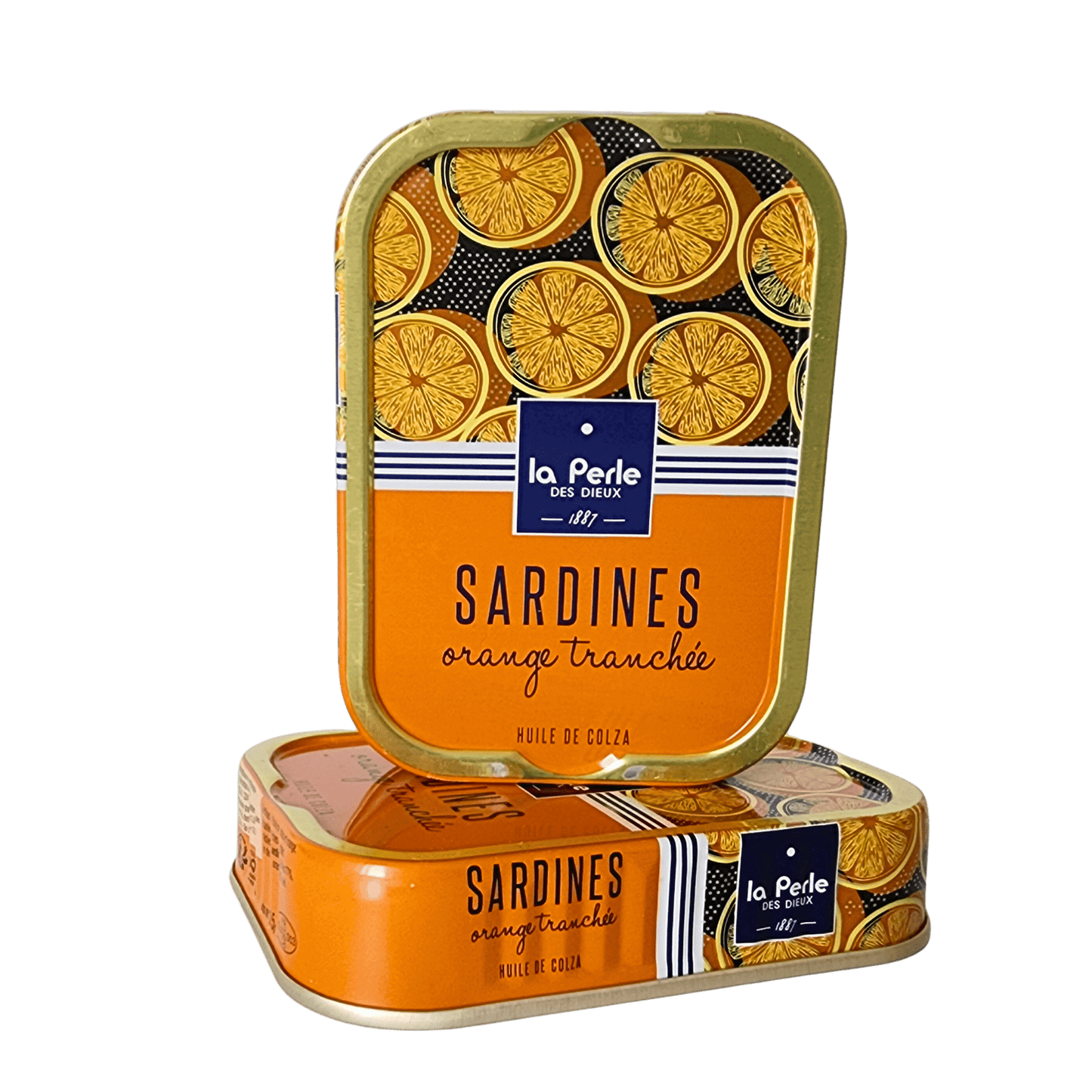 Sardinen in Rapsöl | frischer Orange | La Perle des Dieux | Frankreich
