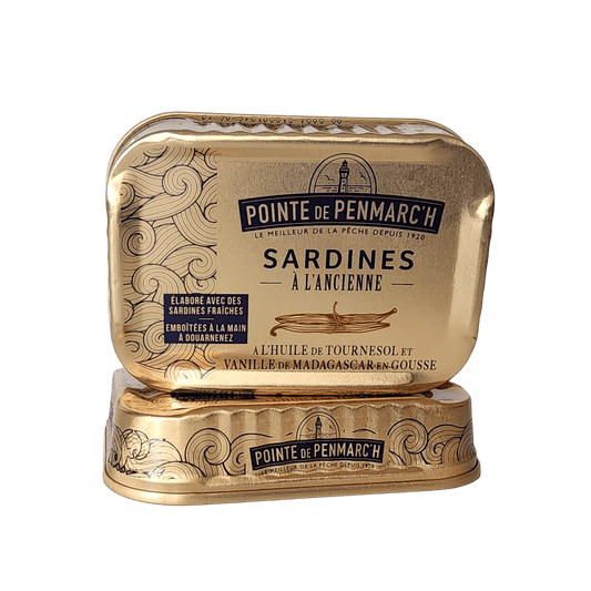 Sardinen mit Madagaskar-Vanilleschote im Sonnenblumenöl | Point De Penmarc'h