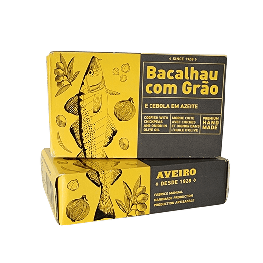 Bacalhau Com Grão | mit Kichererbsen und Zwiebeln | Aveiro | Portugal